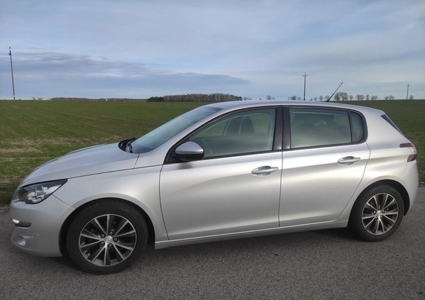 Peugeot 308 cena 29900 przebieg: 139000, rok produkcji 2013 z Kłecko małe 352